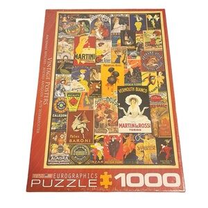 Eurographics 1000 piece jigsaw puzzle - Vintage posters
